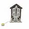 8.5" Brown & White Glitter Lighted 2-Story Gingerbread House Tabletop Décor by Ashland®